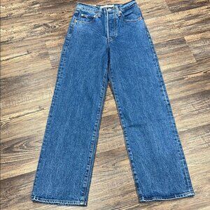 Levis Ribcage straight jeans